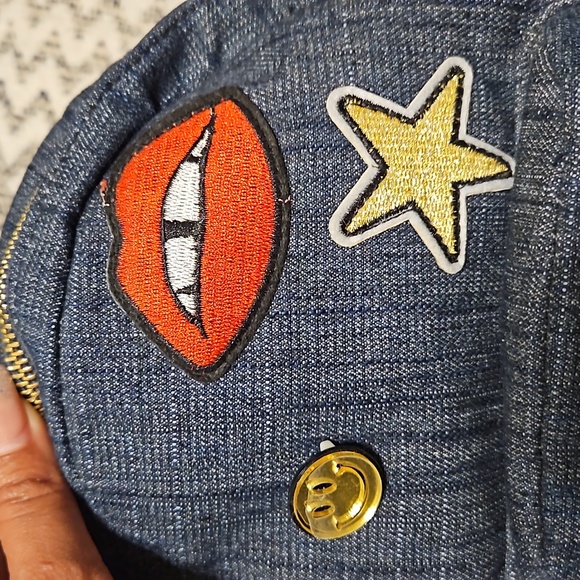 Steve Madden mini denim backpack - Picture 3 of 9